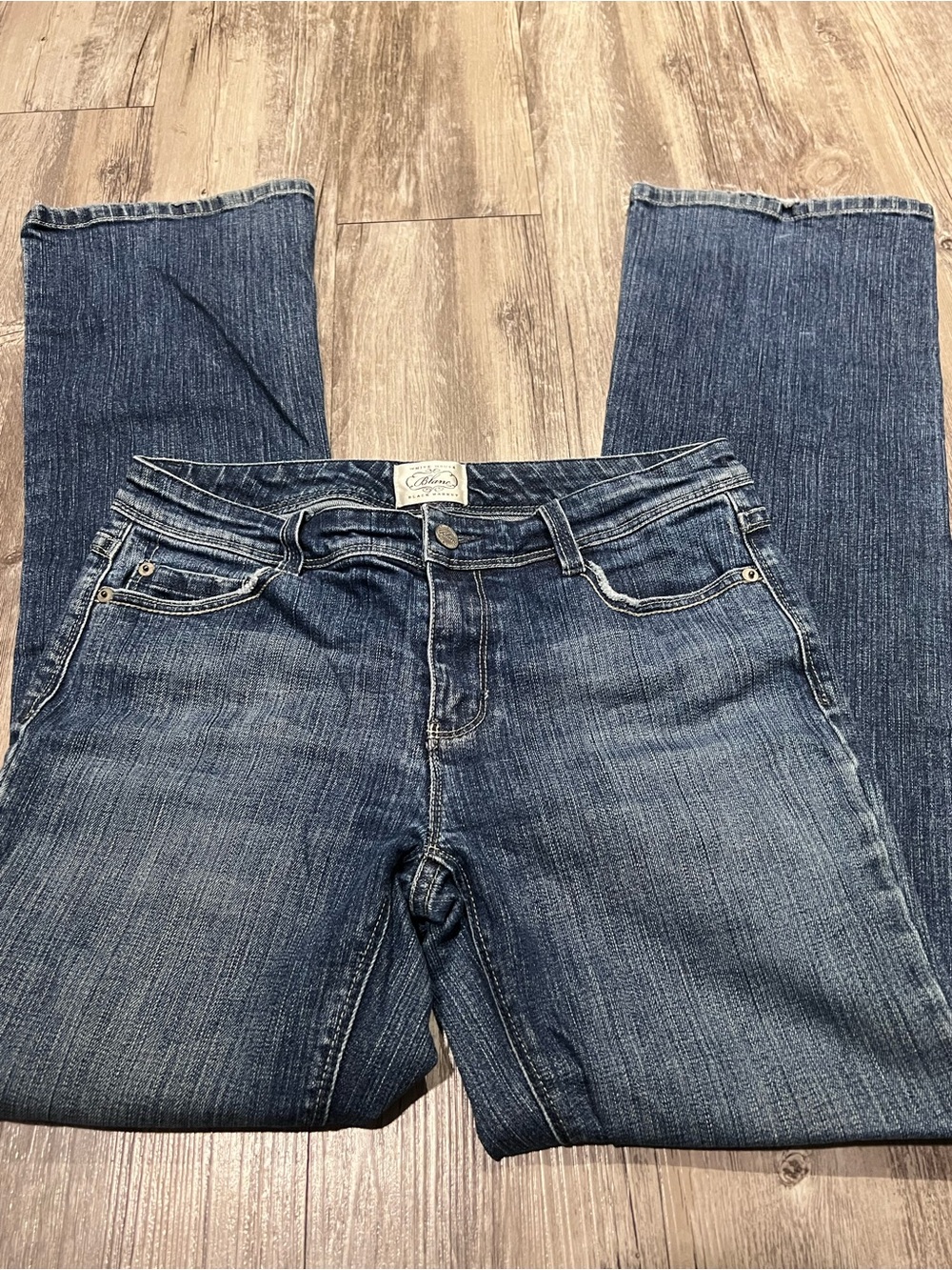 White House Black Market navy blue bootcut jeans Size 6
